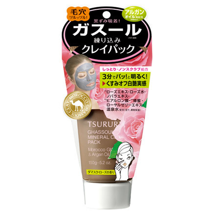 Ghassoul Mineral Clay Pack Rose Moist / Tsururi