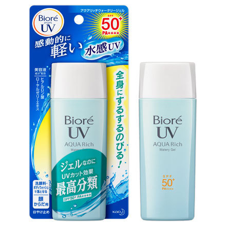 Sarasara UV Aqua Rich Watery Gel SPF50+ / Bioré