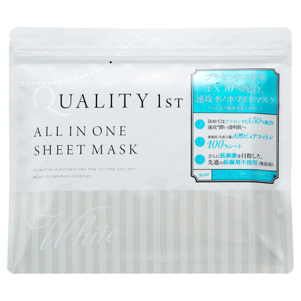 All-in-One Sheet Mask White / QUALITY FIRST