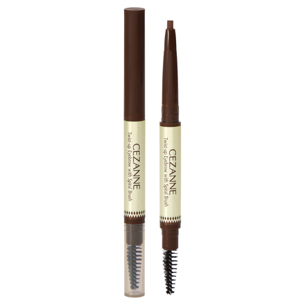 Twist-up Eyebrow with Spiral Brush / CEZANNE