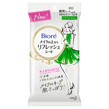 Makeup Refresh Sheet Aqua Citrus / Bioré
