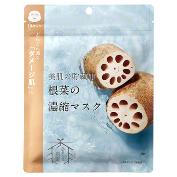 root vegetable face mask (lotus root) / @cosme nippon